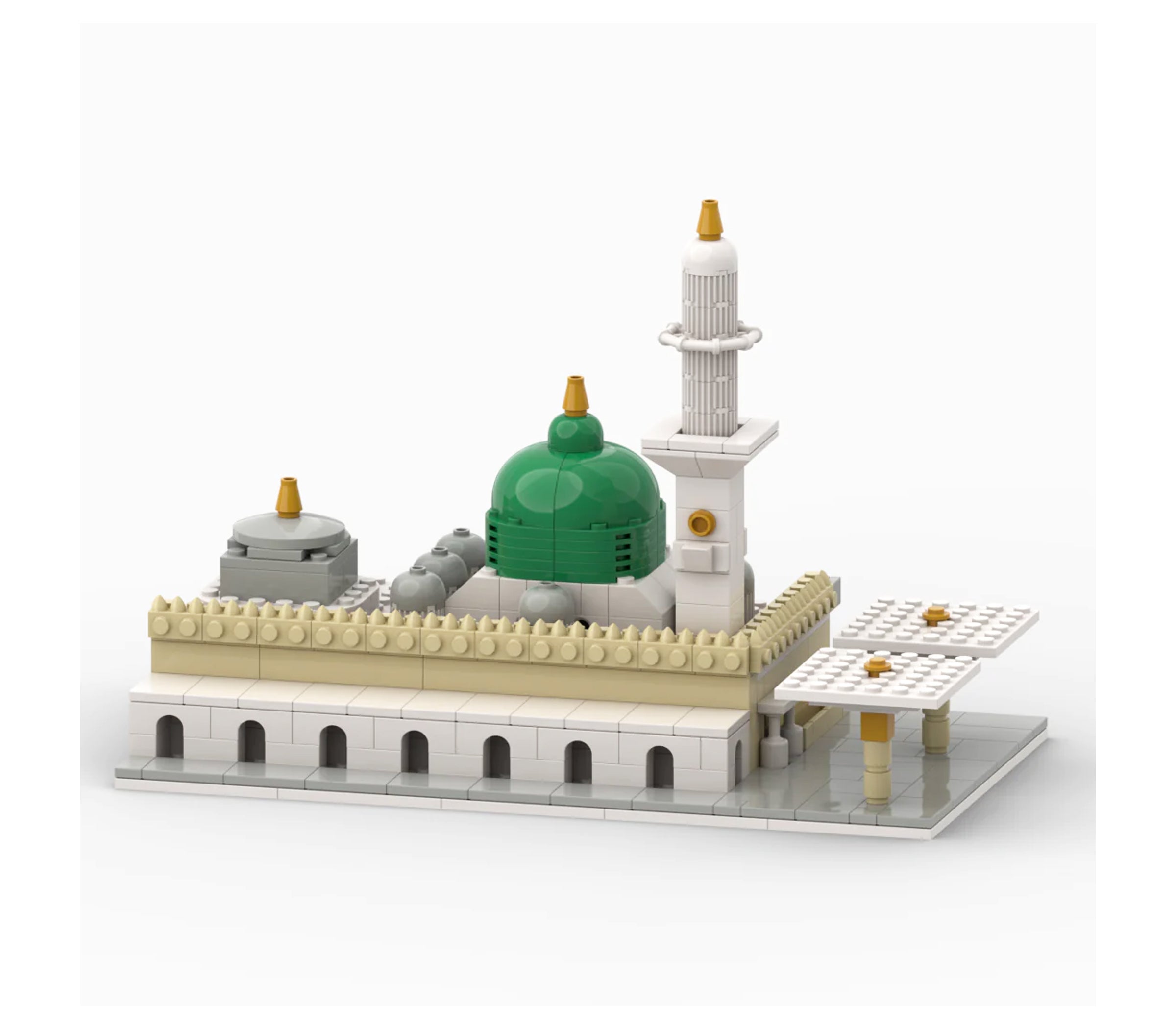 Masjid An Nabawi - Islamic Building Block Set of the Prophet's Mosque 300 Piece Block Set