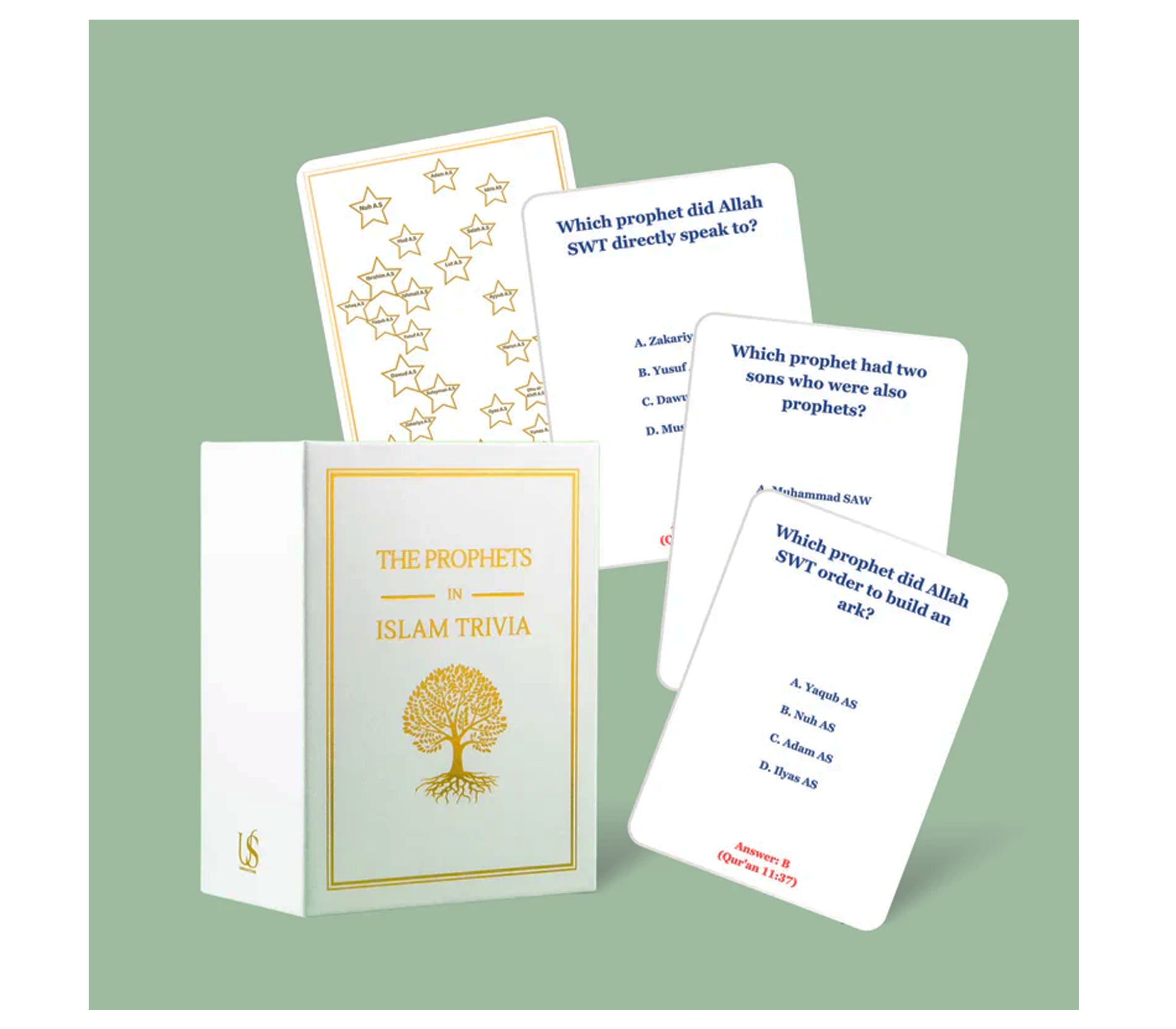 Islamic Trivia - The Lives of the Prophets Trivia Cards